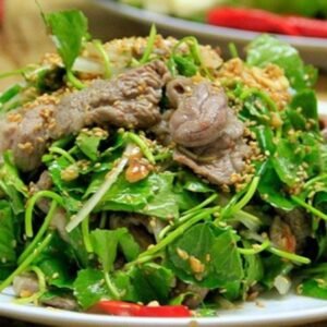 Gỏi gà rau má