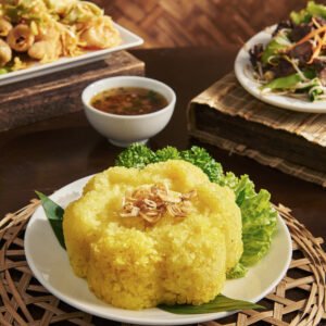 Xôi ruốc mỡ hành