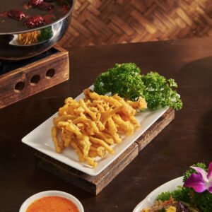 Nấm hải sản chiên giòn