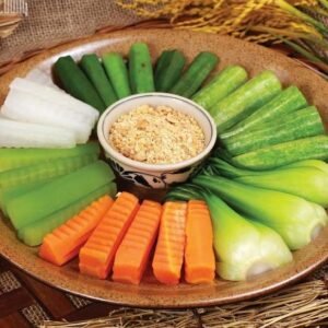 Rau củ luộc theo mùa