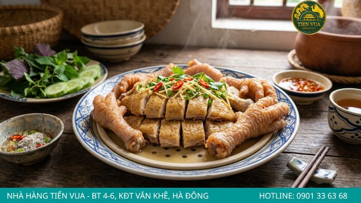 Gà Đông Tảo lọc thịt hấp cách thủy mềm ngọt, mọng nước, tiện thưởng thức